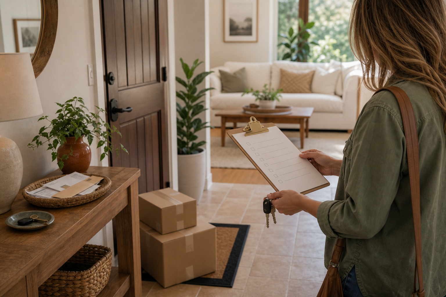 Phoenix house sitter checking packages mail and home routines